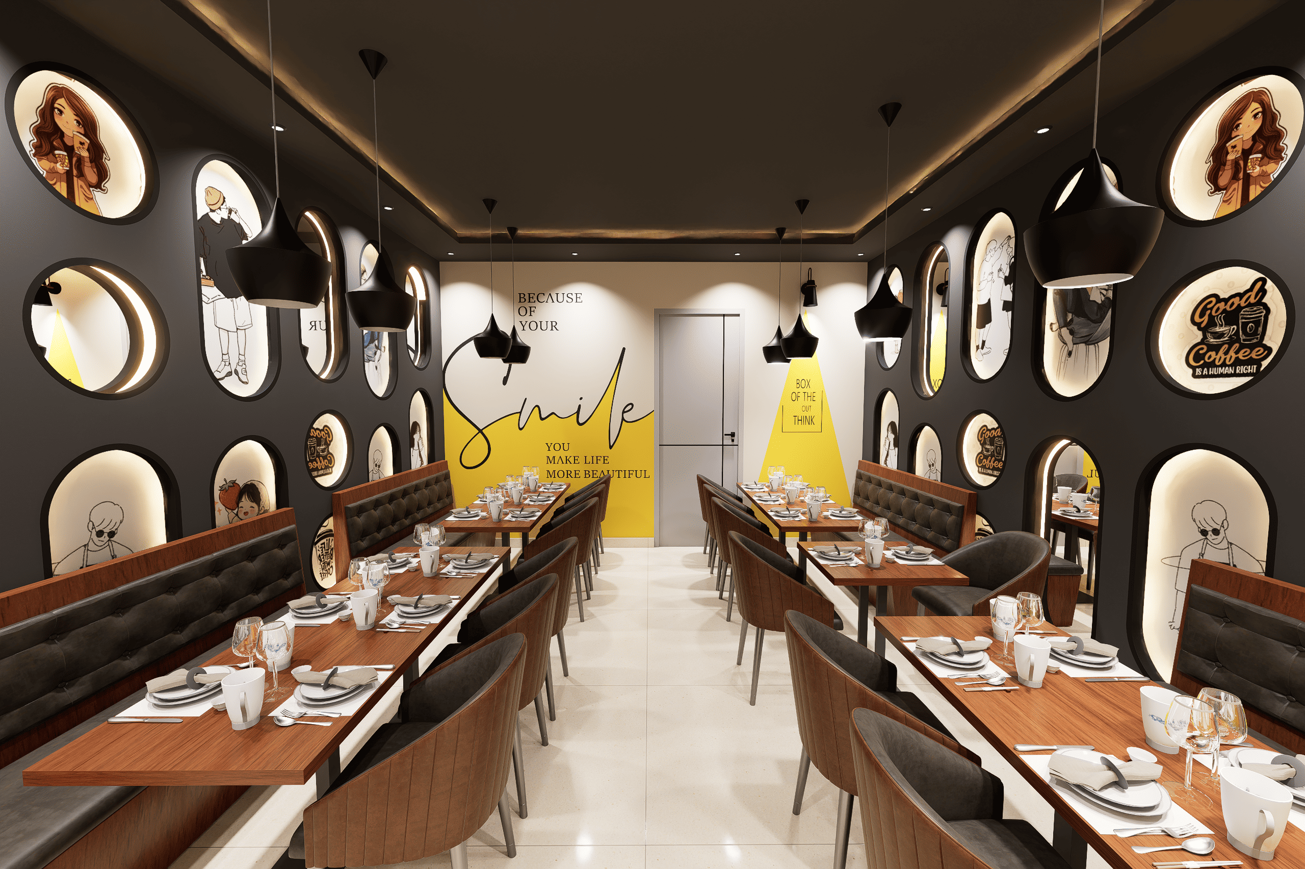 Ves Book interior 3D visualization by Servayam